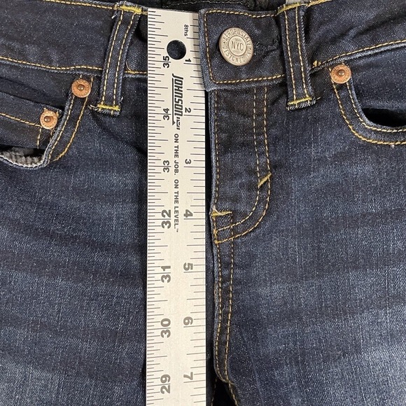 Aeropostale Jegging Jeans‎ Dark Wash Stretch Slim Fit Women Size 0 Regular - Picture 11 of 11